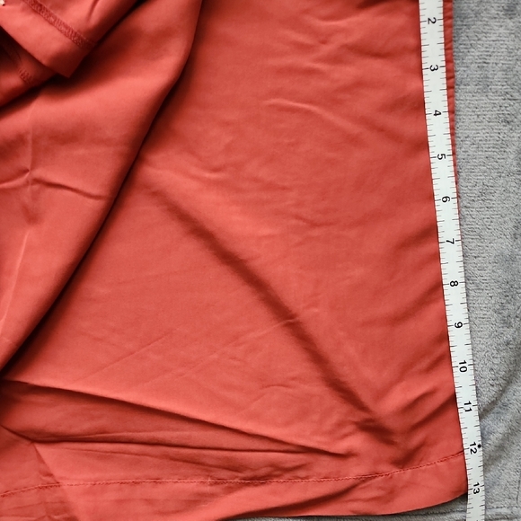 $4 FIRM 🌟FINAL MARK DOWN🌟 Old Navy Rust-Red/Orange Shirt Dress - Picture 6 of 8